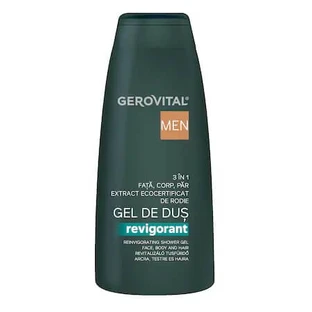 Gerovital H3 Men Invigorating Shower Gel, 400 ml, Farmec