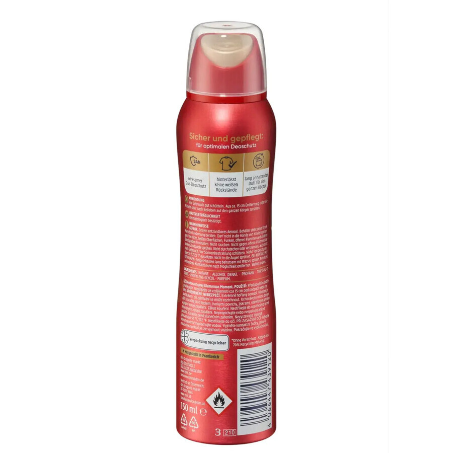 Balea Deodorante spray Momenti Glamour, 150 ml