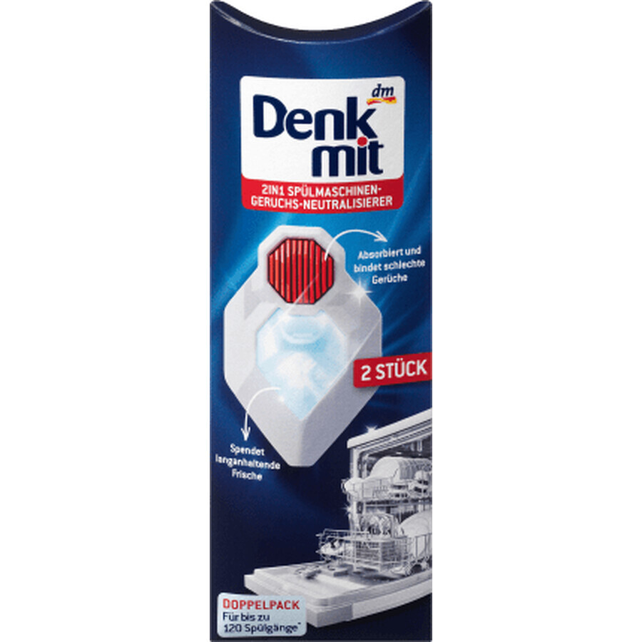 Denkmit Dishwasher freshener 2 in 1, 2 pcs
