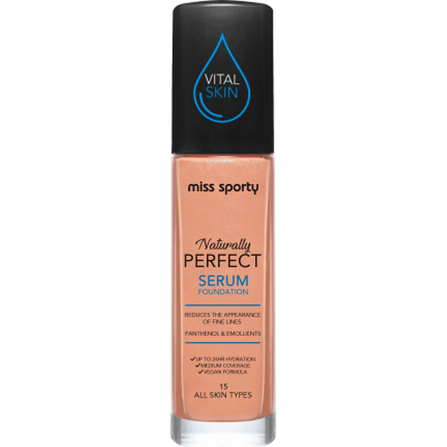 Miss Sporty Fond de teint sérum naturellement parfait No.15, 1 pc
