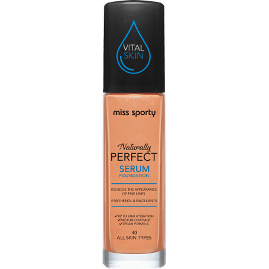 Miss Sporty Fondotinta siero naturalmente perfetto n. 40, 1 pz.