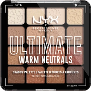 Nyx Professional MakeUp Paleta de sombras de ojos Ultimate Shadow Warm Neutrals, 1 ud.