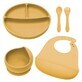 Classic Silicone Diversion Set, 6 months+, Honey, Appekids