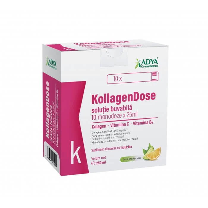 KollagenDose oral solution 10 single doses x 25ml - Adya