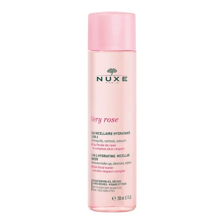 Moisturizing micellar water for sensitive and dry skin Very Rose, 200 ml, Nuxe