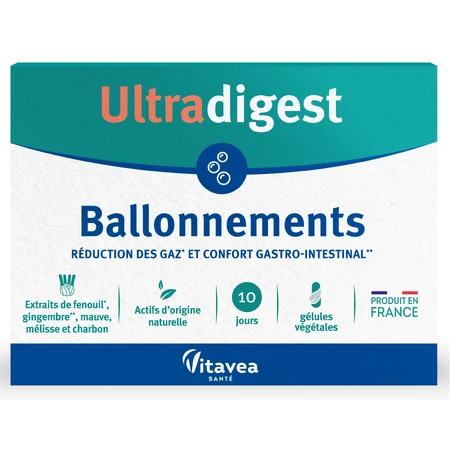 Bloating Ultradigest, 30 capsules, Vitavea Sante