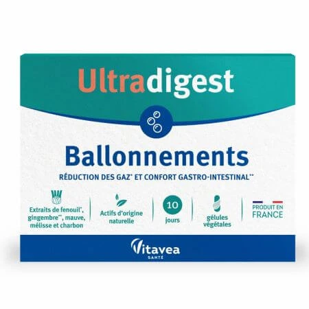 Bloating Ultradigest, 30 capsules, Vitavea Sante