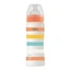 WB PP-Flasche mit schnell fließendem Silikonsauger Unisex, 4 Monate+, Orange, 330 ml, Chicco