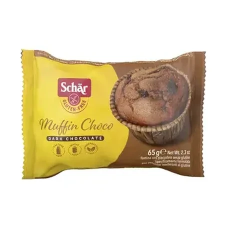 Muffin de chocolate y cacao sin gluten, 65 g, Dr. Schar