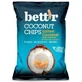 Organic coconut chips with salted caramel, 70 g, Bettr