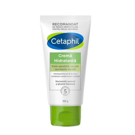 Feuchtigkeitscreme für empfindliche, trockene oder sehr trockene Haut, 100 g, Cetaphil