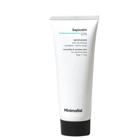 Sepicalm 0.3% moisturizing and soothing face cream, 50 g, Minimalist