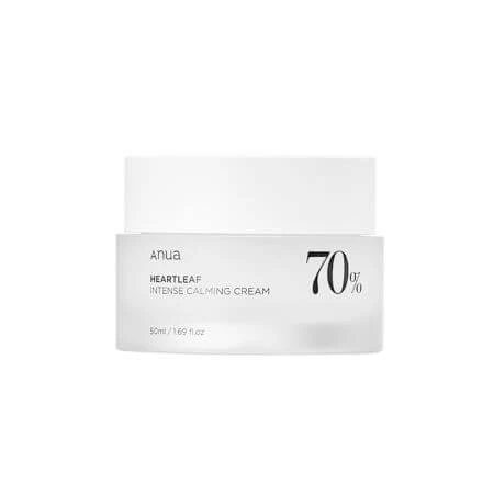 Crema calmante intensiva Heartleaf 70%, 50 ml, Anua