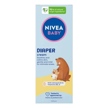 Diaper rash cream, 100 ml, Nivea Baby
