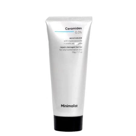 Crème-Gel met ceramiden 0,3% en madecassoside, 50 g, Minimalist