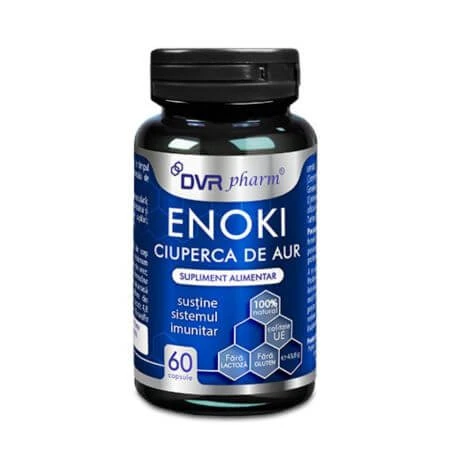 Enoki Golden Mushroom, 60 capsules, DVR Pharm