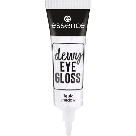 Sombra de ojos dewy Eye Gloss sombra líquida, 01 - Crystal Cleaer, 8 ml, Essence