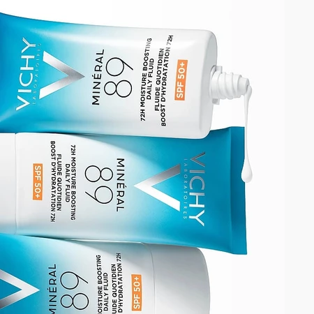 72h Feuchtigkeitsfluid mit Hyaluronsäure und SPF50 Mineral 89, 50ml, Vichy
