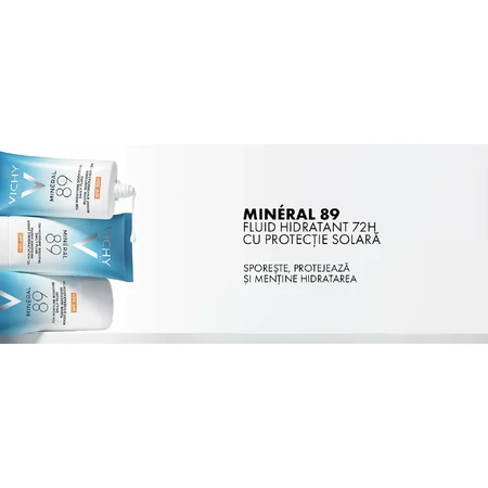 72h Feuchtigkeitsfluid mit Hyaluronsäure und SPF50 Mineral 89, 50ml, Vichy