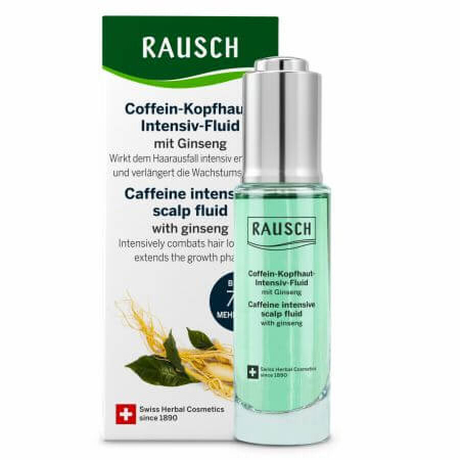Intensive Fluid with Ginseng and Caffeine against hair loss, 30 ml, Rausch