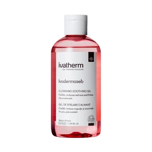Ivadermaseb Gel lavante calmante para pieles sensibles con rojeces y descamación, 250 ml, Ivatherm