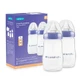 NaturalWave® medium flow fles met speen, +3 maanden, 2 X 240 ml, Lansinoh
