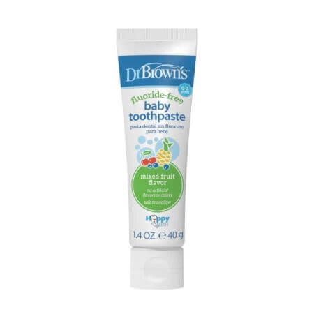 Tandpasta met vruchtensmaak voor kinderen, + 0 jaar, 40 g, Dr. Browns