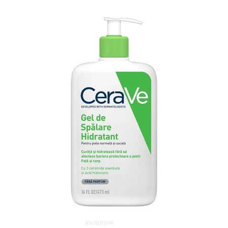 Moisturizing Washing Gel for normal-dry skin, 473 ml, CeraVe