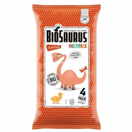 Glutenvrije soesjes van biologische maïs en ketchup, 4x15g, Mc Lloyds