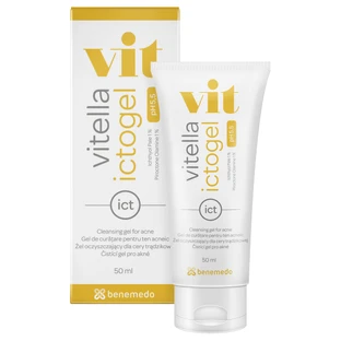 Benemedo Vitella Ictogel Gel lavante para pieles grasas y acneicas, 50 ml