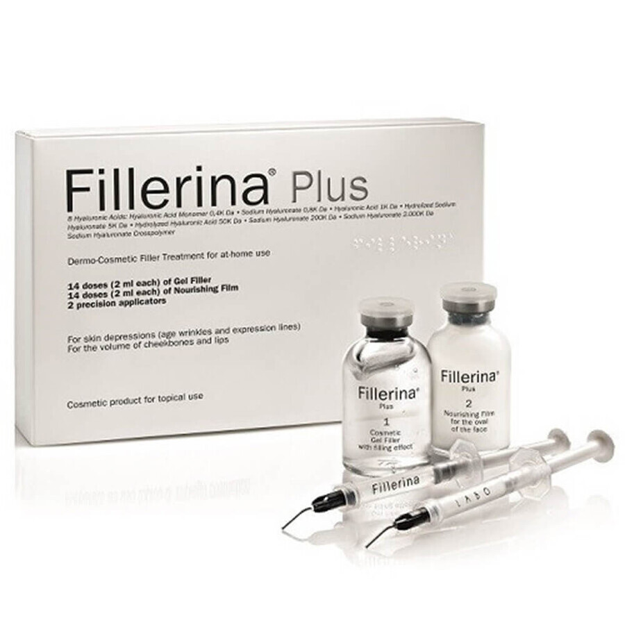 Filler Gel Fillerina Plus, Grade 4, 2 x 30 ml + 2 applicators, Labo