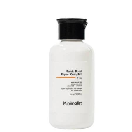 Repair shampoo for damaged hair Maleic Bond Repair Complex 3,5%, 250 ml, Minimalist