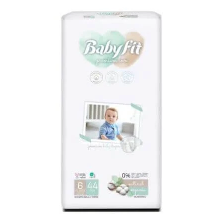 Scutec Bio Jumbo XL, Nr. 6, +16 Kg, 44 Stück, Babyfit