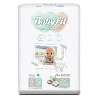 Bio Jumbo Midi Windel, Nr. 3, 4-9 Kg, 72 Stück, Babyfit