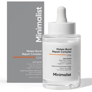 Herstellend serum voor beschadigd haar Maleic Bond Repair Complex 0,5%, 50 ml, Minimalist