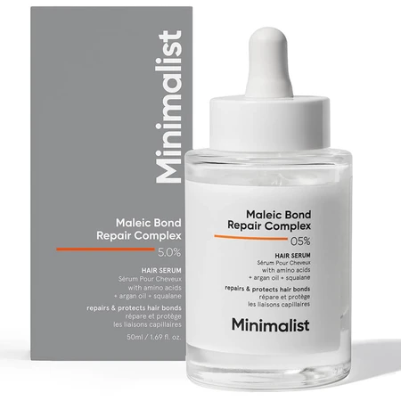 Herstellend serum voor beschadigd haar Maleic Bond Repair Complex 0,5%, 50 ml, Minimalist