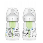 Wide Neck Bottle Set Options Plus, 150 ml, 2 pieces, Boys, Dr. Browns