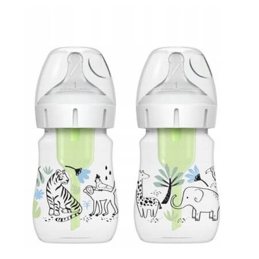 Buy Wide Neck Bottle Set Options Plus, 150 ml, 2 pieces, Boys, Dr. Browns Wide Neck Bottle Set Options Plus, 150 ml, 2 pieces, Boys, Dr. Browns