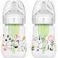 Juego de biberones de cuello ancho Options Plus, 150 ml, 2 piezas, Girl, Dr. Browns