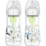 Juego de biberones de cuello ancho Options Plus, 270 ml, 2 piezas, Niños, Dr. Browns Juego de biberones de cuello ancho Options Plus, 270 ml, 2 piezas, Niños, Dr. Browns