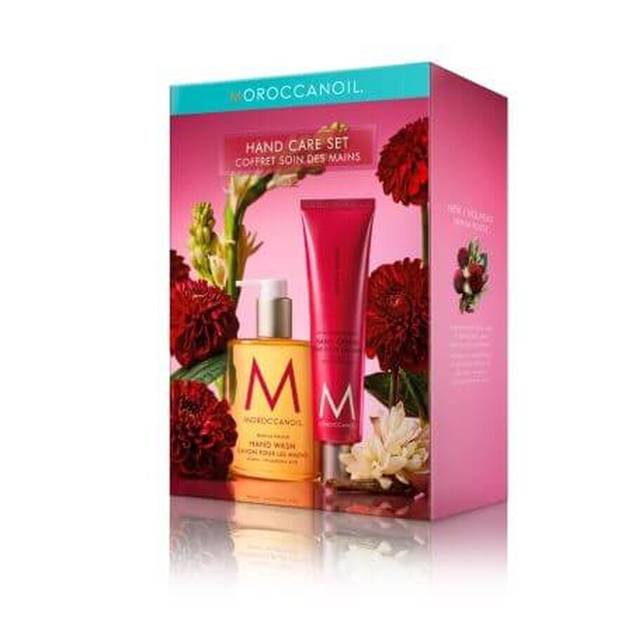Hand care set with Dahlia Rouge, 100+360 ml, Moroccanoil