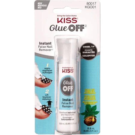 Professional solution for quick removal of false nails, 13.5 ml, Kiss