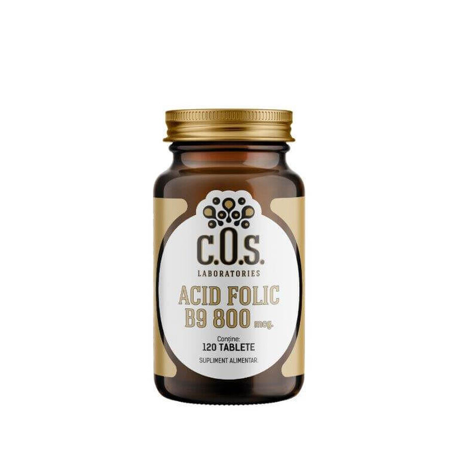 Acido folico B9 800, 120 compresse, Laboratori COS