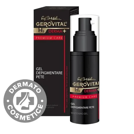 Depigmentatie gel Gerovital H3 Derma+ Premium Care, 30 ml, Farmec