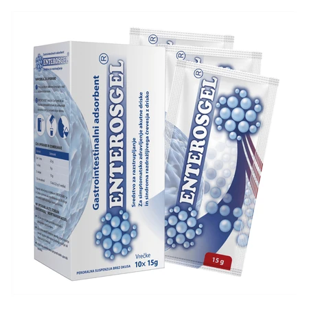 Gastro-intestinaal absorberende Enterosgel, 10 zakjes x 15 g, Bioline