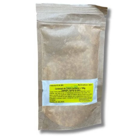 Calciumcarbonaat poeder, 100 g, Tei Pharmacy Laboratory