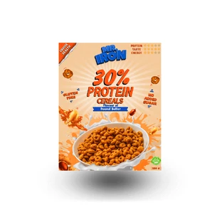 Céréales protéinées au beurre de cacahuètes, végétaliennes, sans sucre et sans gluten, 250 g, Mister Iron