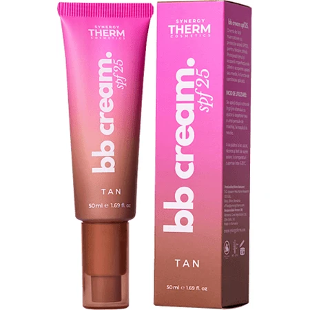 Kleurende gezichtscrème SPF25 BB Cream Tan, 50 ml, Synergy Therm