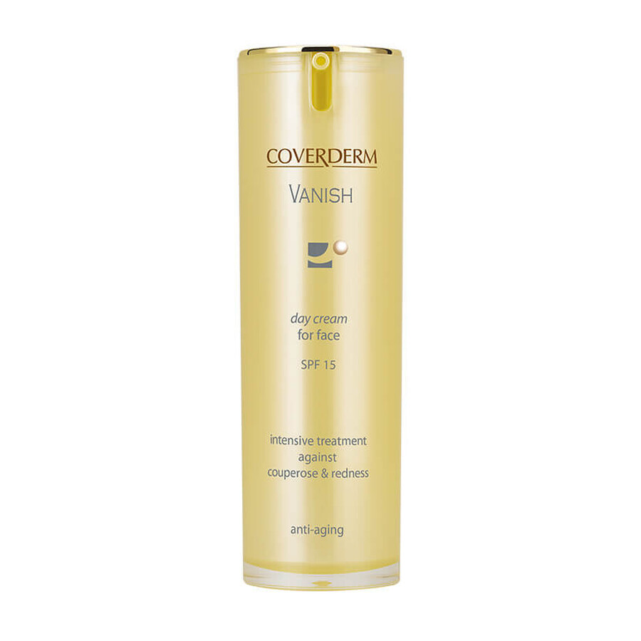 Day cream against couperose and rosacea with SPF 15, 30 ml, Coverderm