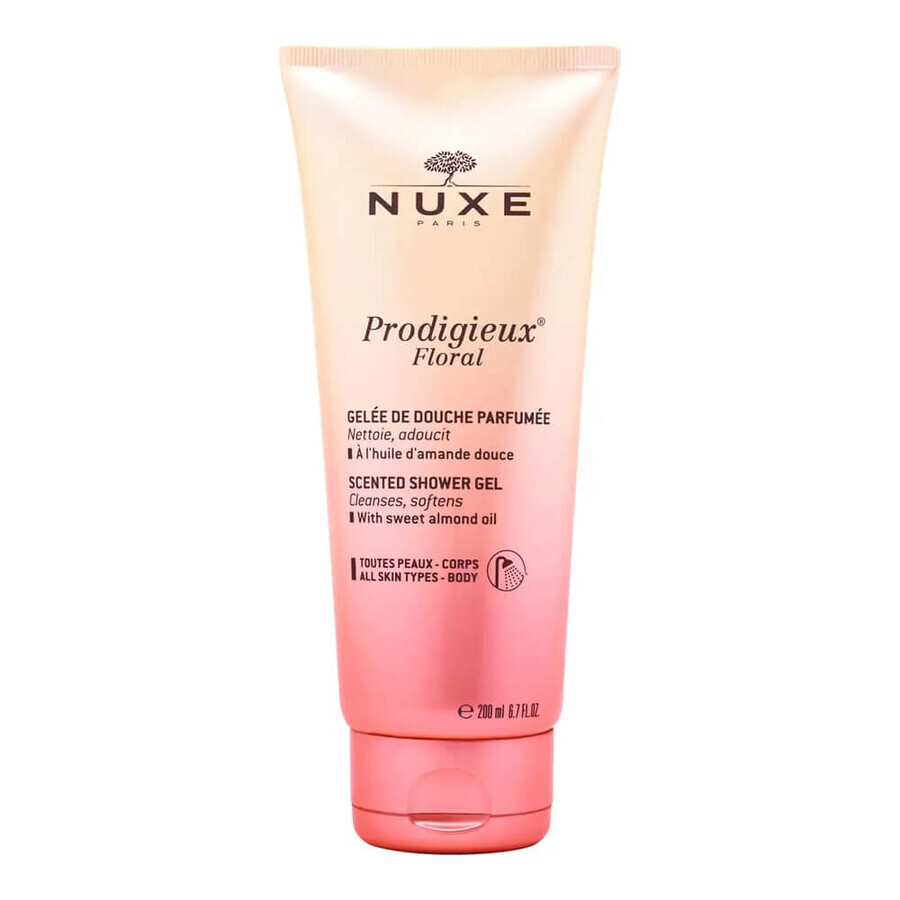 Gel de ducha para todo tipo de pieles Floral Prodigieux, 200 ml, Nuxe